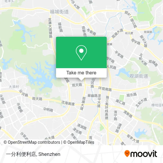 一分利便利店 map