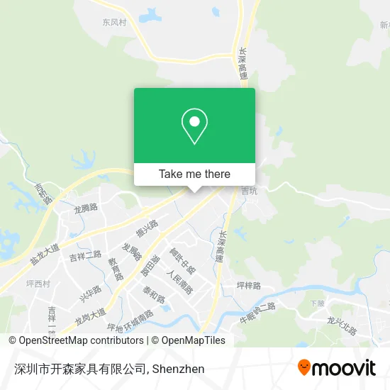 深圳市开森家具有限公司 map
