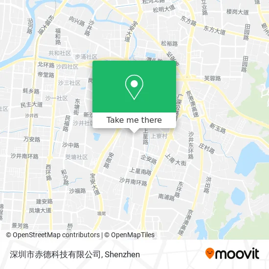 深圳市赤德科技有限公司 map