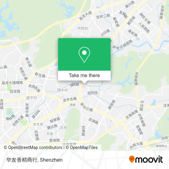 华发香精商行 map
