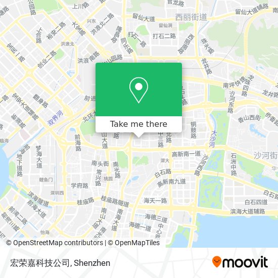 宏荣嘉科技公司 map