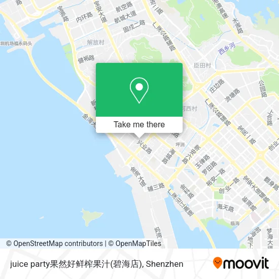 juice party果然好鲜榨果汁(碧海店) map