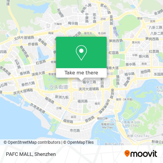PAFC MALL map