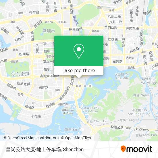 皇岗公路大厦-地上停车场 map