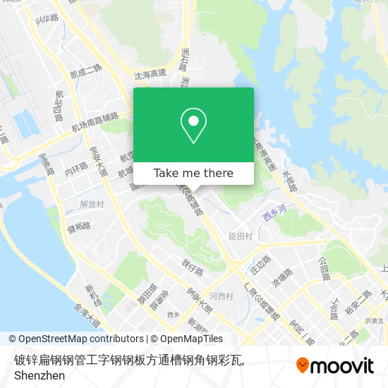 镀锌扁钢钢管工字钢钢板方通槽钢角钢彩瓦 map