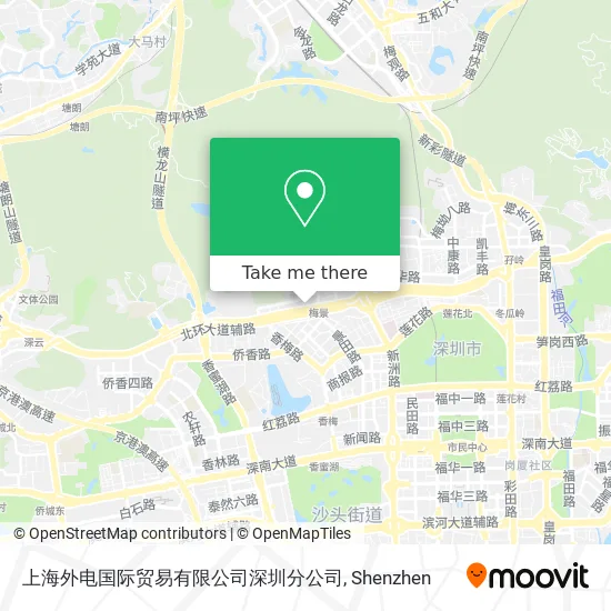上海外电国际贸易有限公司深圳分公司 map