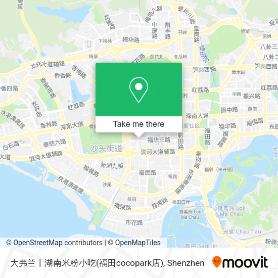 大弗兰丨湖南米粉小吃(福田cocopark店) map