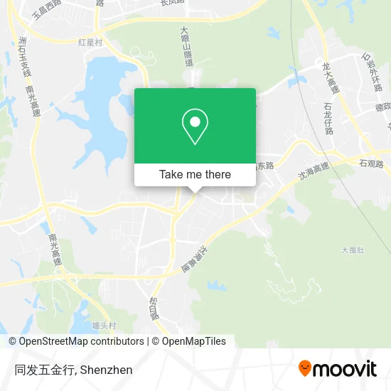 同发五金行 map