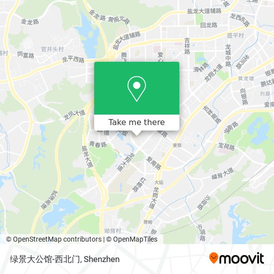 绿景大公馆-西北门 map