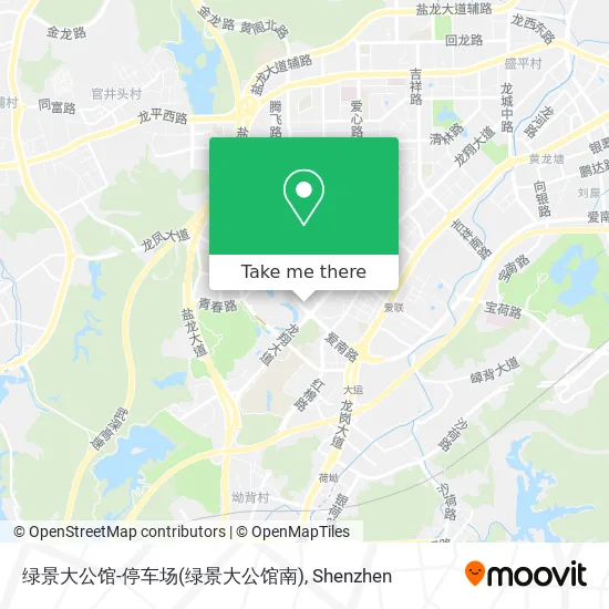 绿景大公馆-停车场(绿景大公馆南) map