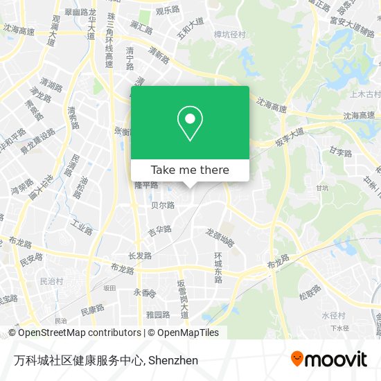 万科城社区健康服务中心 map