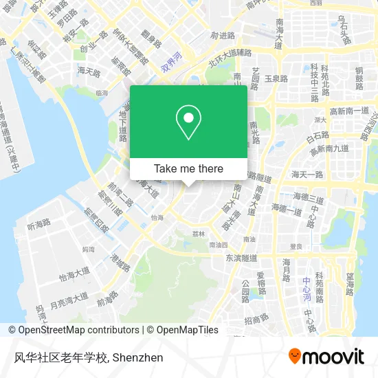 风华社区老年学校 map