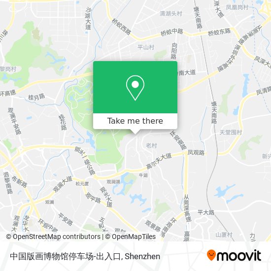 中国版画博物馆停车场-出入口 map