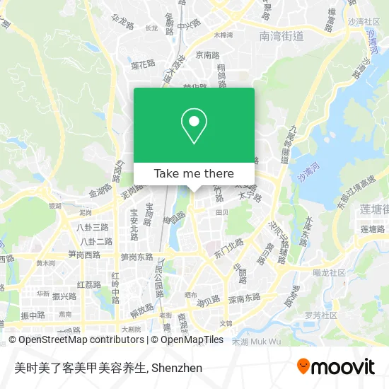 美时美了客美甲美容养生 map