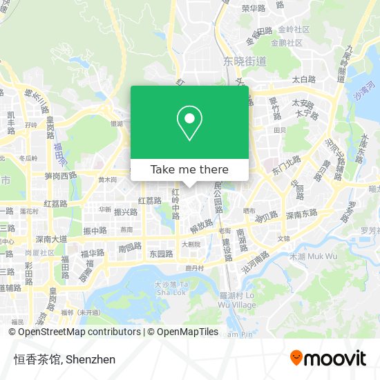 恒香茶馆 map