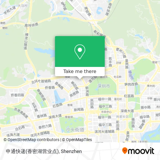 申通快递(香密湖营业点) map