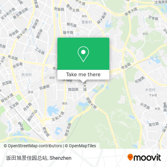 坂田旭景佳园总站 map