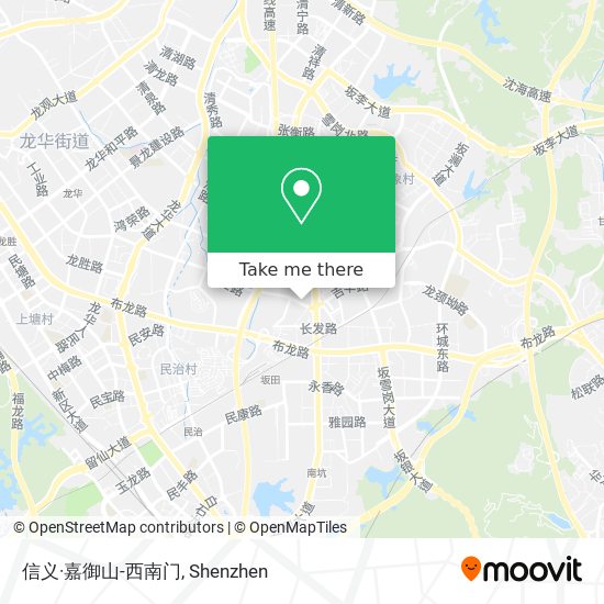 信义·嘉御山-西南门 map