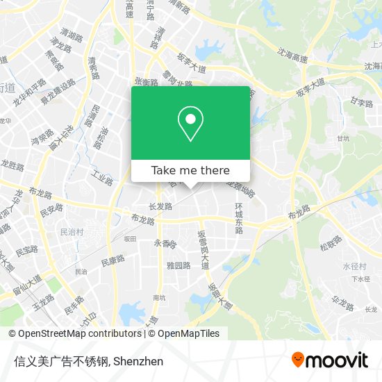 信义美广告不锈钢 map