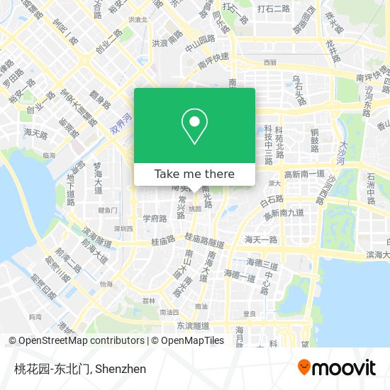 桃花园-东北门 map