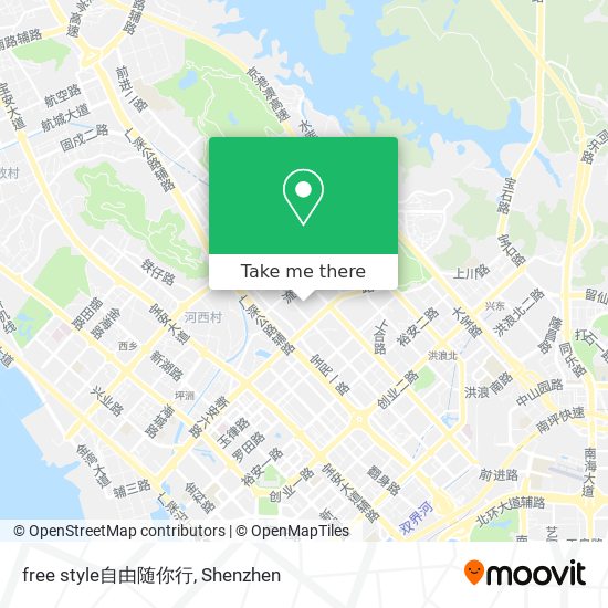 free style自由随你行 map