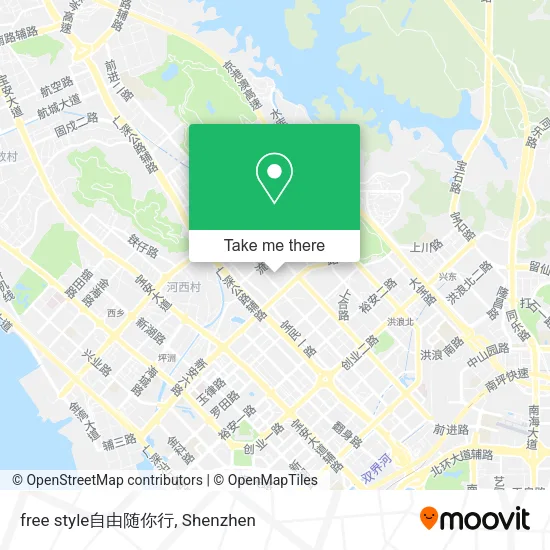 free style自由随你行 map