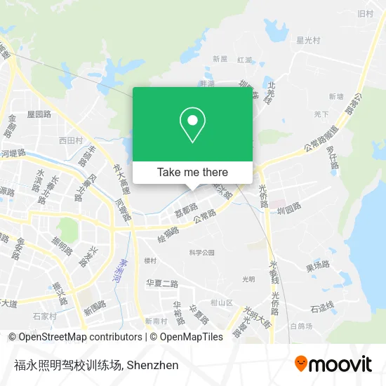 福永照明驾校训练场 map