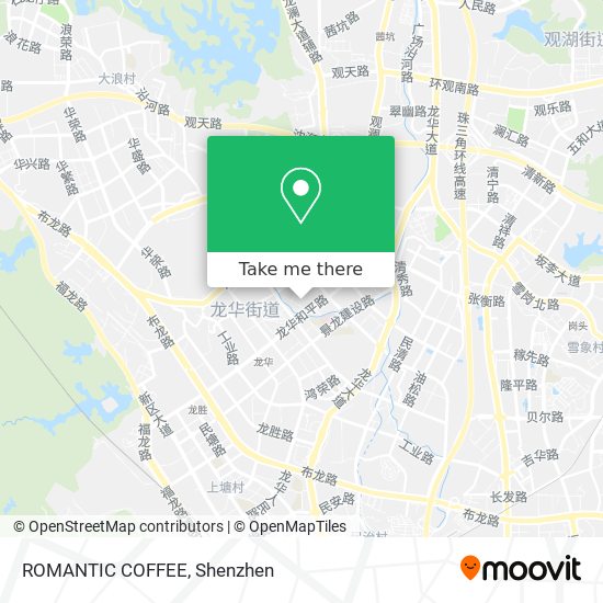 ROMANTIC COFFEE map