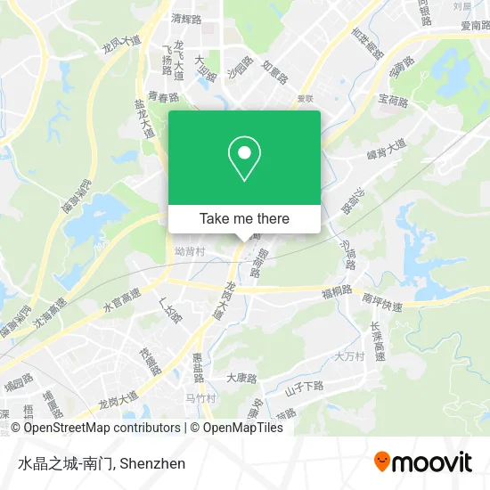 水晶之城-南门 map