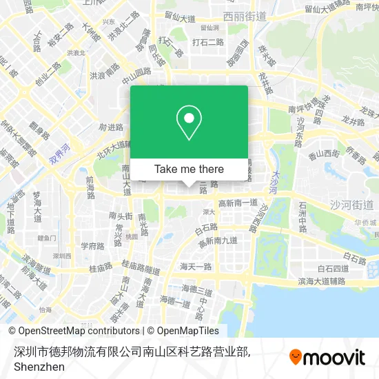 深圳市德邦物流有限公司南山区科艺路营业部 map