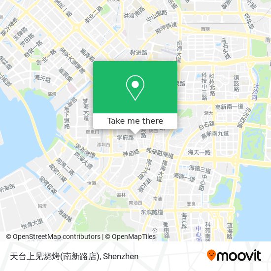 天台上见烧烤(南新路店) map