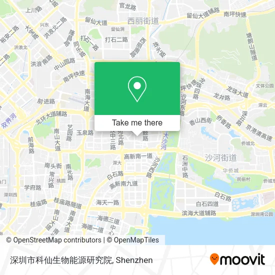 深圳市科仙生物能源研究院 map