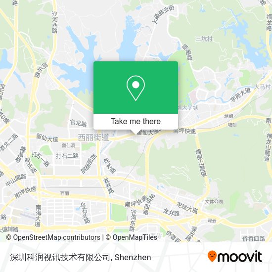 深圳科润视讯技术有限公司 map