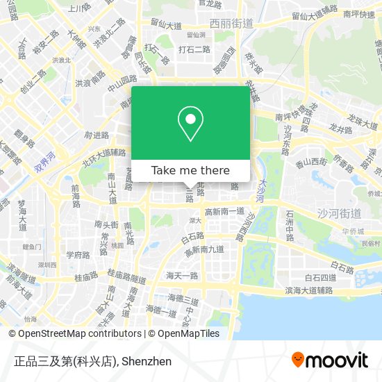 正品三及第(科兴店) map