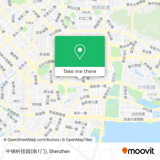 中钢科技园(南1门) map