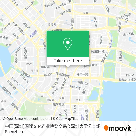 中国(深圳)国际文化产业博览交易会深圳大学分会场 map