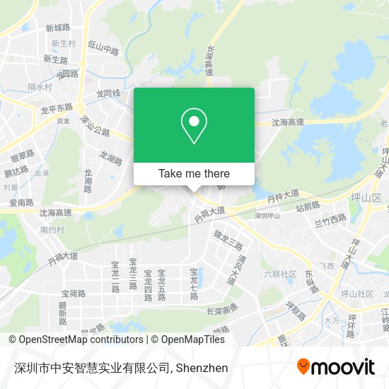 深圳市中安智慧实业有限公司 map