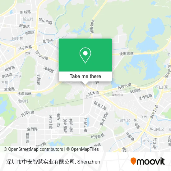 深圳市中安智慧实业有限公司 map