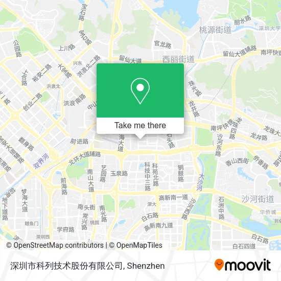 深圳市科列技术股份有限公司 map