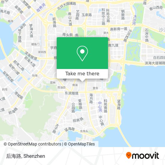 后海路 map