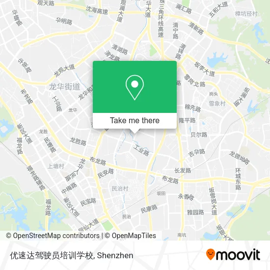 优速达驾驶员培训学校 map