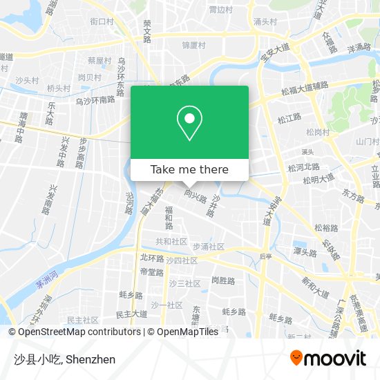沙县小吃 map