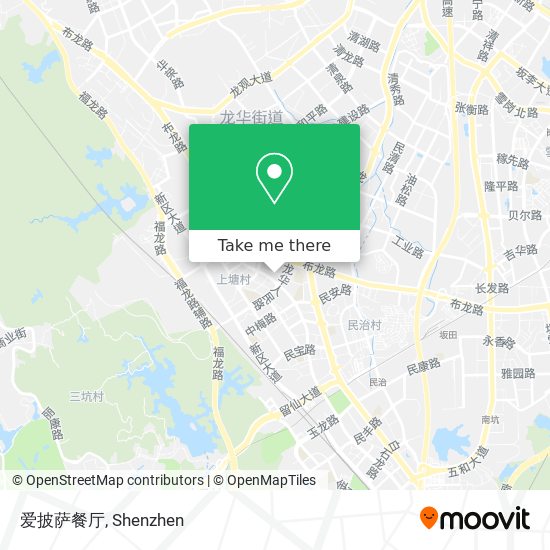 爱披萨餐厅 map