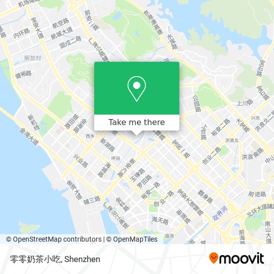 零零奶茶小吃 map