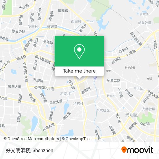 好光明酒楼 map