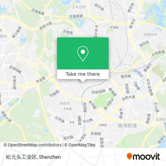 松元头工业区 map