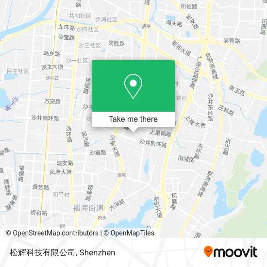 松辉科技有限公司 map