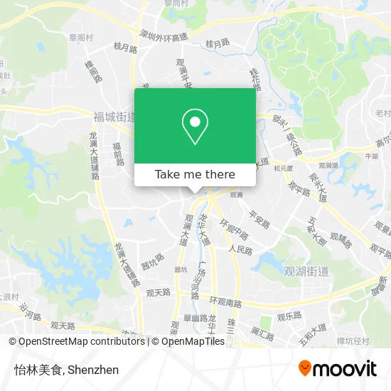 怡林美食 map