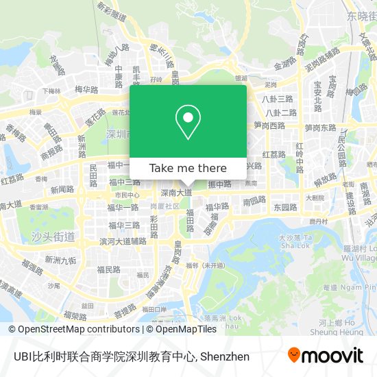 UBI比利时联合商学院深圳教育中心 map