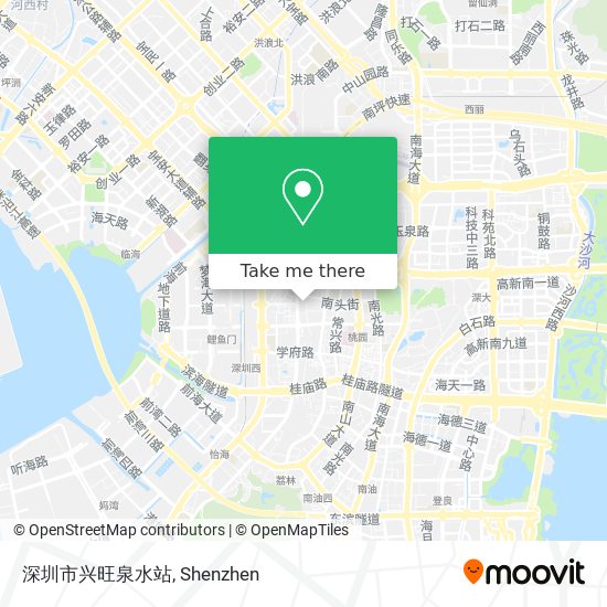 深圳市兴旺泉水站 map
